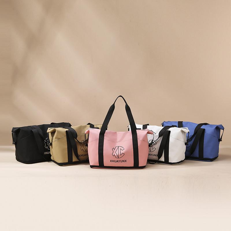New large-capacity wet and dry separation sports fitness bag business trip short trip bag casual swimming yoga bag