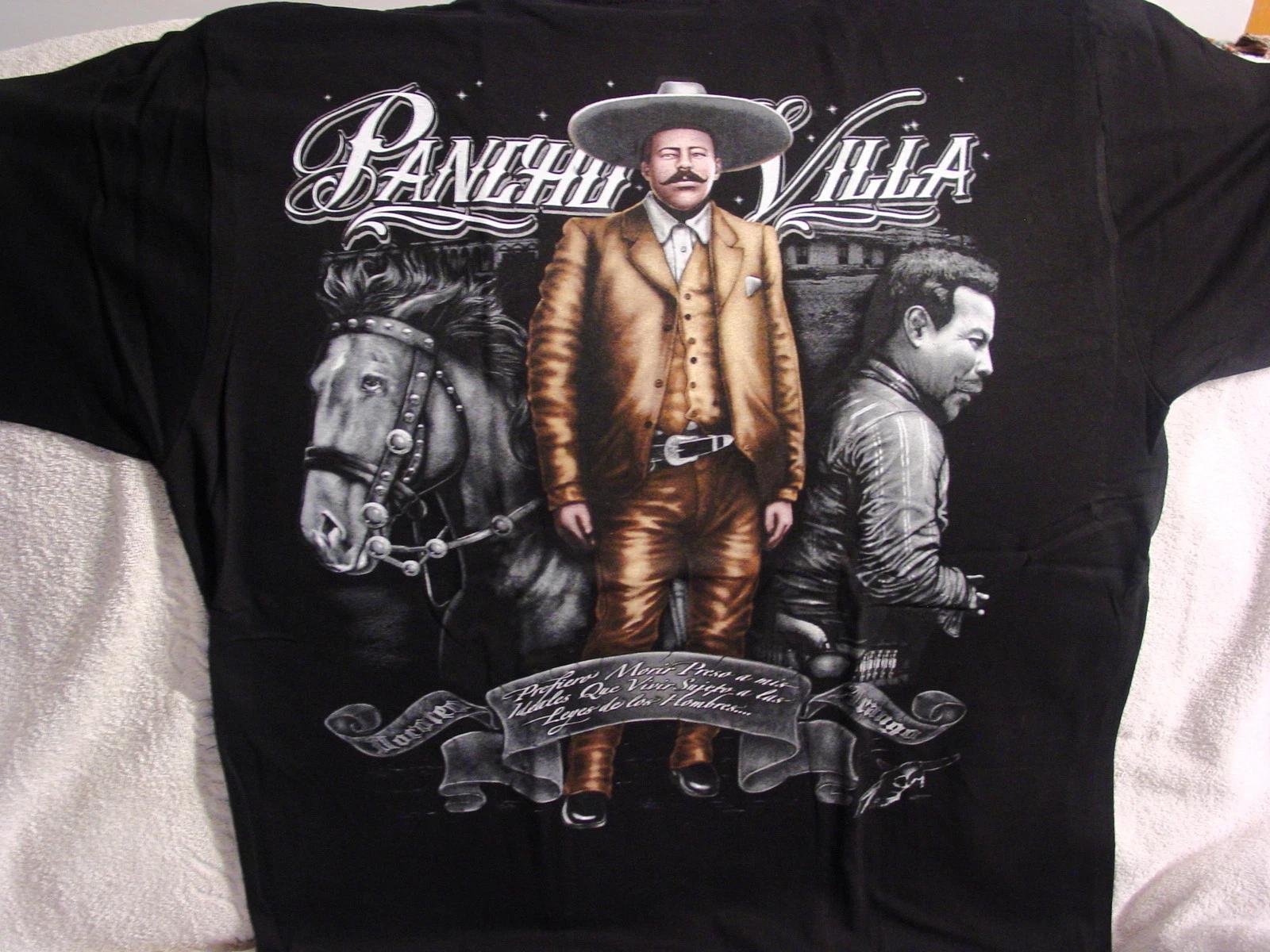 DOROTEO ARANGO PANCHO VILLA MEXICO MEXICAN REVOLUTIONARY HORSE T-shirt M
