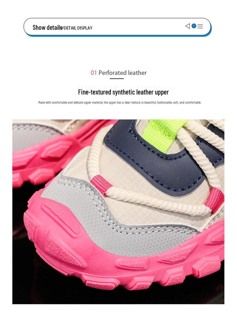 Boys' Winter 2024 Running Shoes: Soft Sole, Velvet-Lined, Casual Sneakers for Big Kids