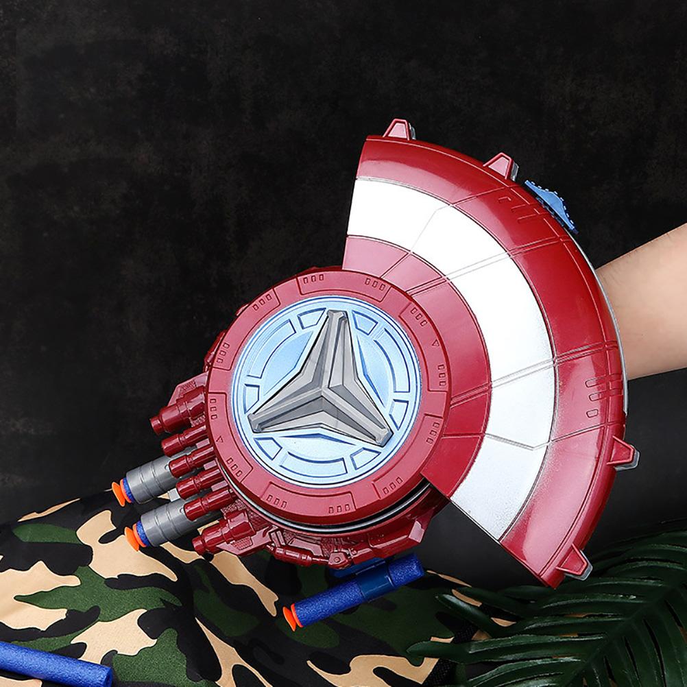 Shield Soft Launcher Toy Shield Ejection Toy Cosplay Props Gift for Kids