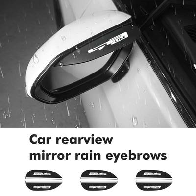 AAAFV1 Voor 2 stuks Auto Achteruitkijkspiegel Sticker Regenwenkbrauw Cover Auto Accessoires Rio K5 K2 Sportage Ceed Sorento Picanto Stinger