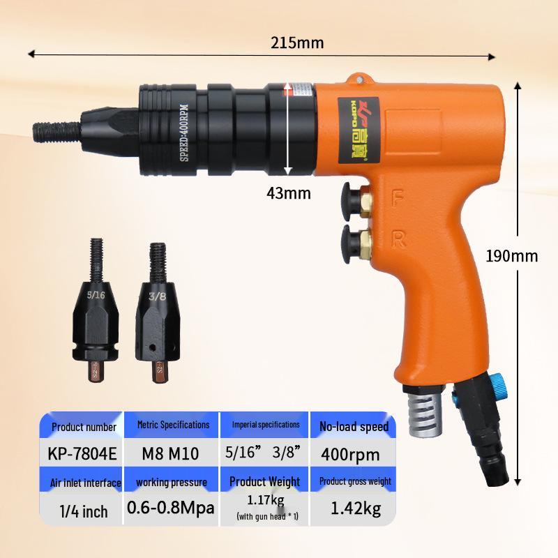 Gaobao Industrial Pneumatic Rivet Nut Gun, M3-M12
