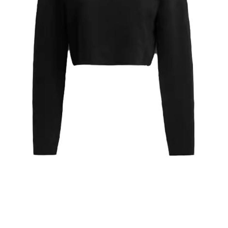 Coach FW23 Solid Color Casual Knit Sweater Women Sweater Black CN705-BLK