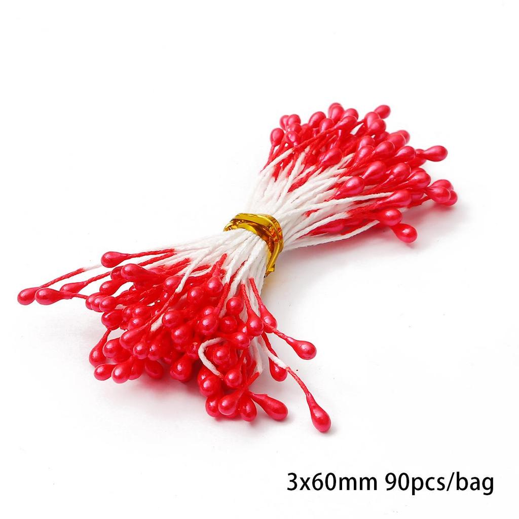 Chiffon Flower Stamens & Berry DIY Craft Accessories