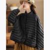 Autumn and Winter Women Ultra Light White Duck Down Jacket Oversize Loose Causal Short Puffer Coat Vintage Female Parkas