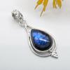 Labradorite Pendant, 925 Sterling Silver, Handmade Pendant, Designer Pendant, Reiki Pendant, Handmade Jewelry, Silver Charm Jewelry