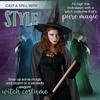 Women Costume Feathered Witch Hat Witch Hooded Cape Long Gloves for Halloween Masquerade Cosplay Adult Halloween Costume