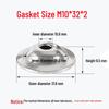 Stainless Steel Bowl-Shaped Adjustable Foot Washer for Pot Lids