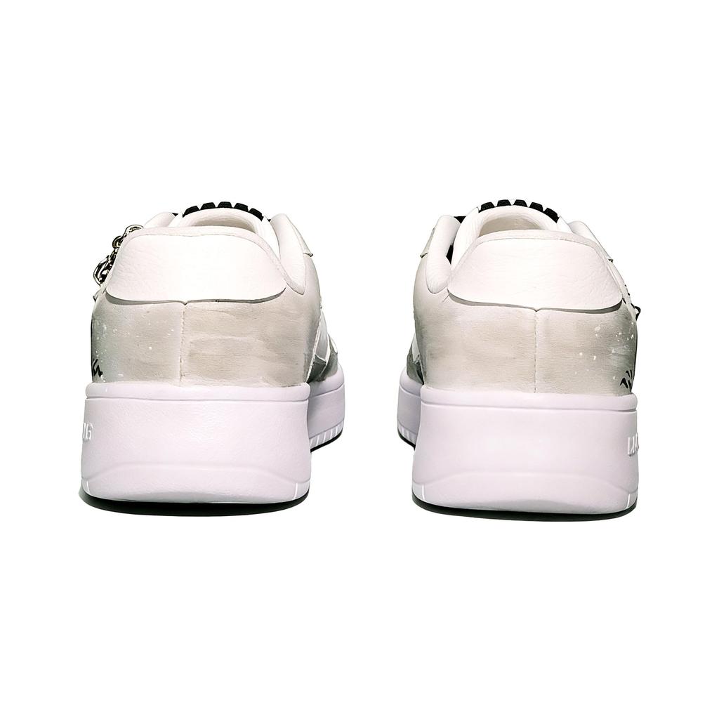 Li Ning Floating Boat Abrasion Resistant Lightweight Wear resistant And Lightweight Low top Skateboard Shoes Unisex AGCS419-1(Team1853-)