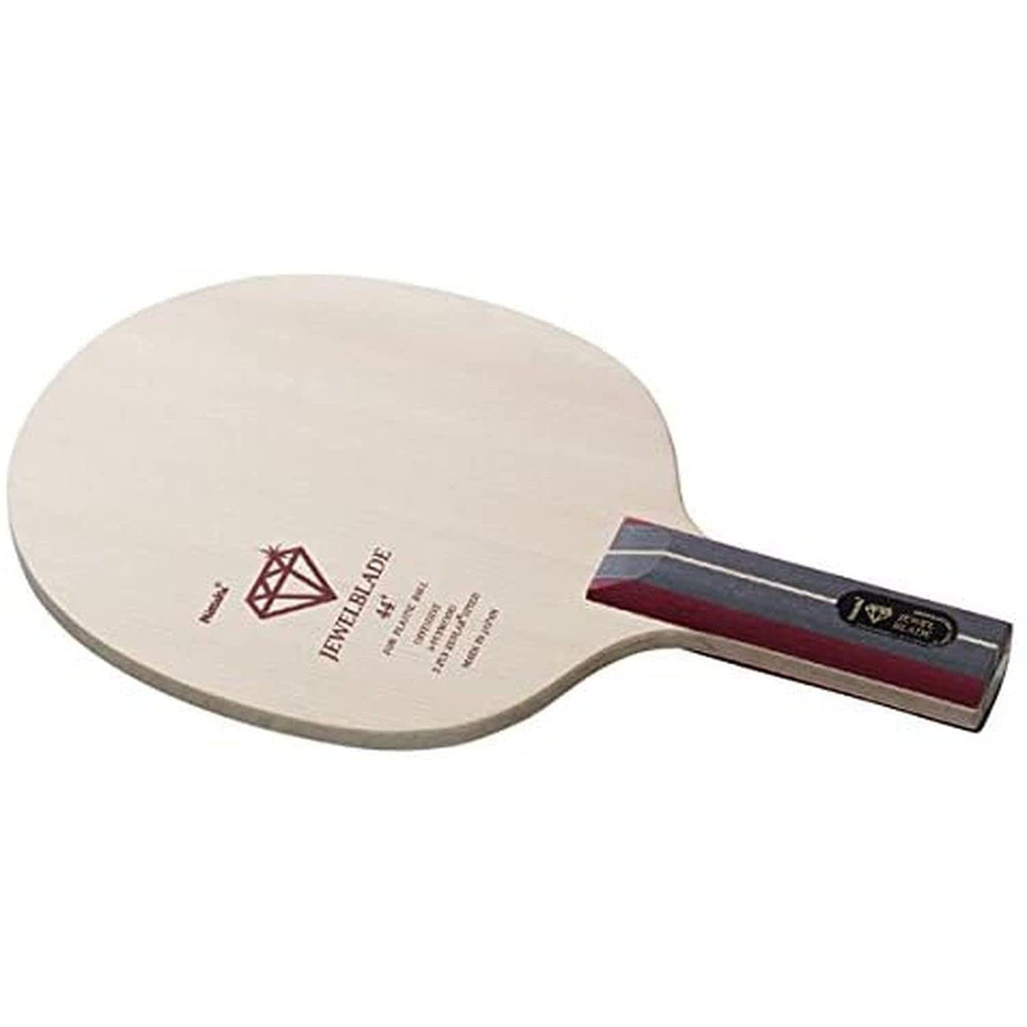 

Nittaku Jewel Blade Table Tennis Large Racket, Shakehand, Ball, Straight, NC-0388