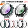 PC+Tempered Glass Case for Huawei Watch GT6 46mm Full Cover Screen Protector Bumper for Watch GT6 41mm Protective Accessores