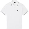 Striped Logo Cotton Embroidered Short Sleeve Polo Shirt Men Tops EM004607-AF23090-U0003