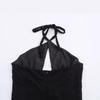 2025 Spring Stylish Women's European & American Lace Halter Backless Dress