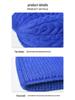Winter Cable Knit Beanie with Earflaps - Face-Slimming Wool Hat for Women/Men