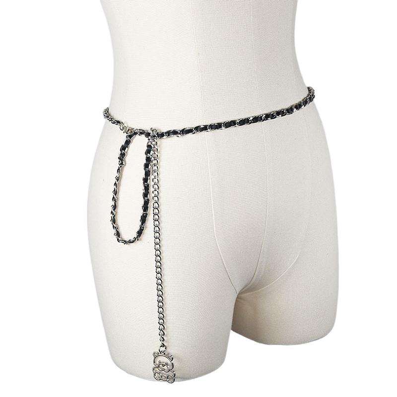 Butterfly Waist Chain Ladies Belt Women'S Decorative Dress Waist With Jk Skirt Pant Chain Slip Skirt