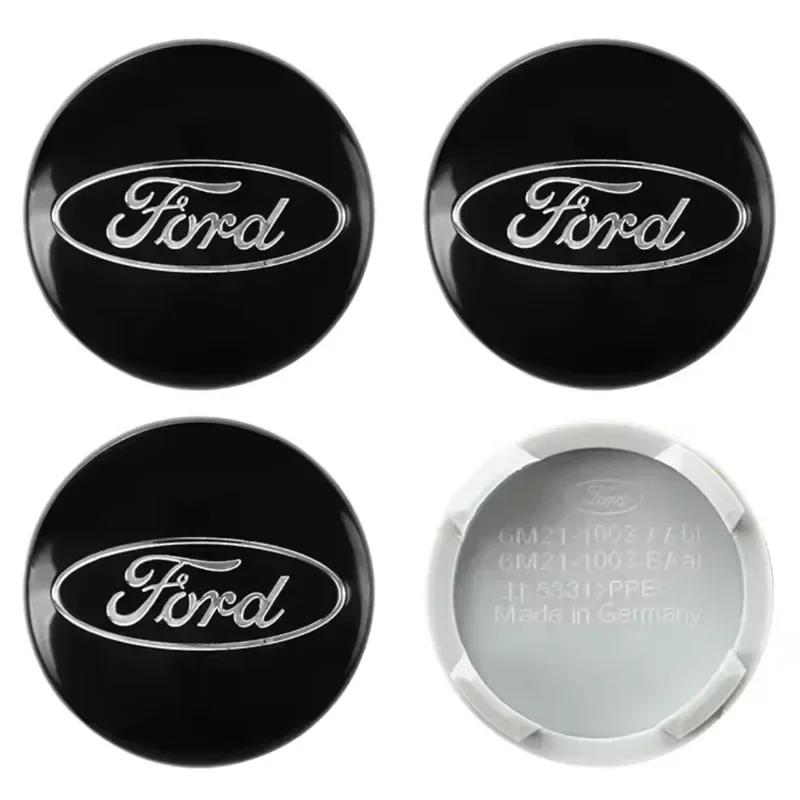 Nowa naklejka samochodowa 2026 Ford Nowy 2025 Gorące 4 szt. 54 MM Oryginalne Dekielki do Felg Samochodowych Dekoracja do Ford Focus MK2 Fiesta