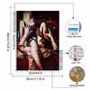 New Arrival 5D DIY Full Circle Diamond Painting "Couple Art" Embroidery Cross Stitch Home Decor Gift