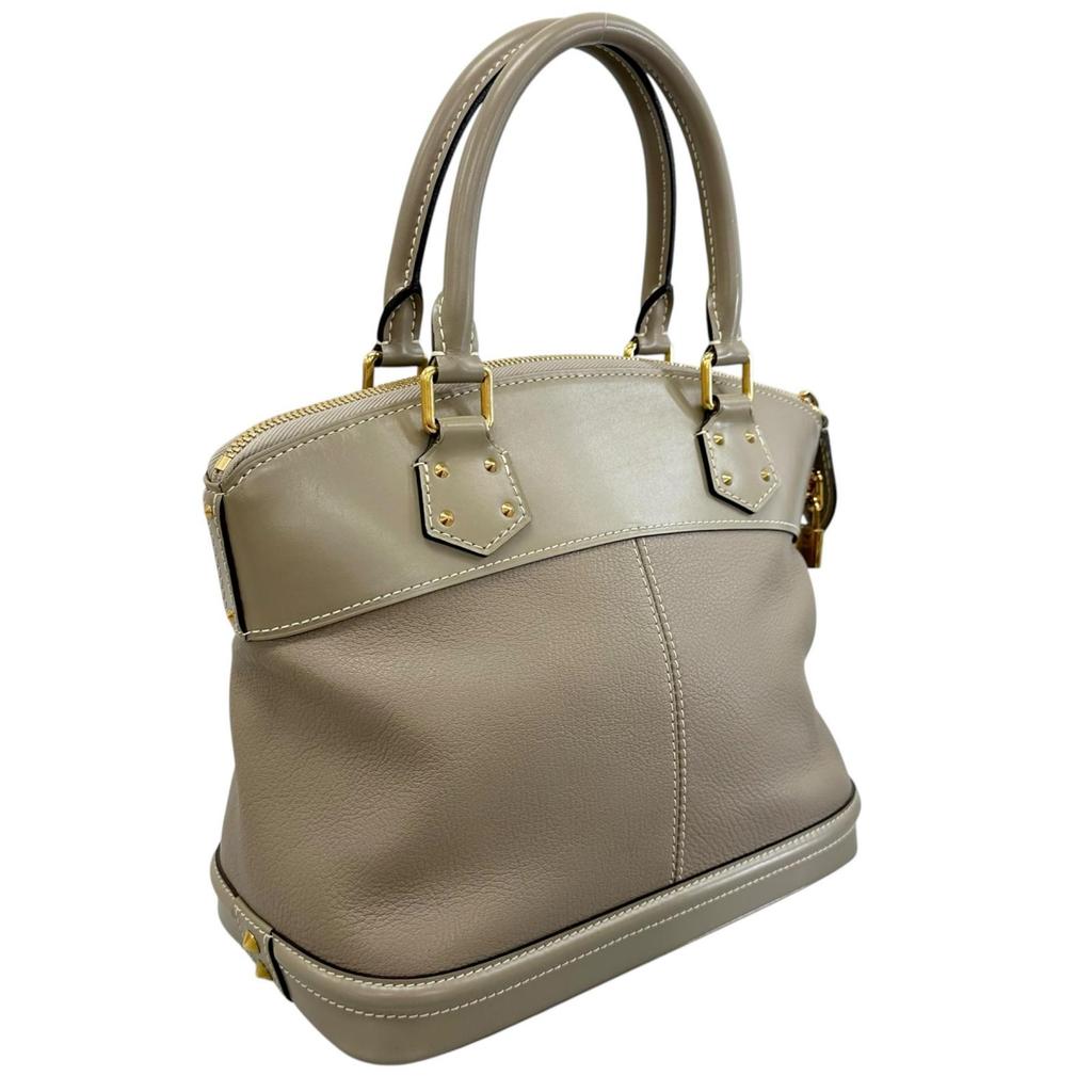 Louis Vuitton Lockit PM M91790 Handbag Gray Women Suhari Used