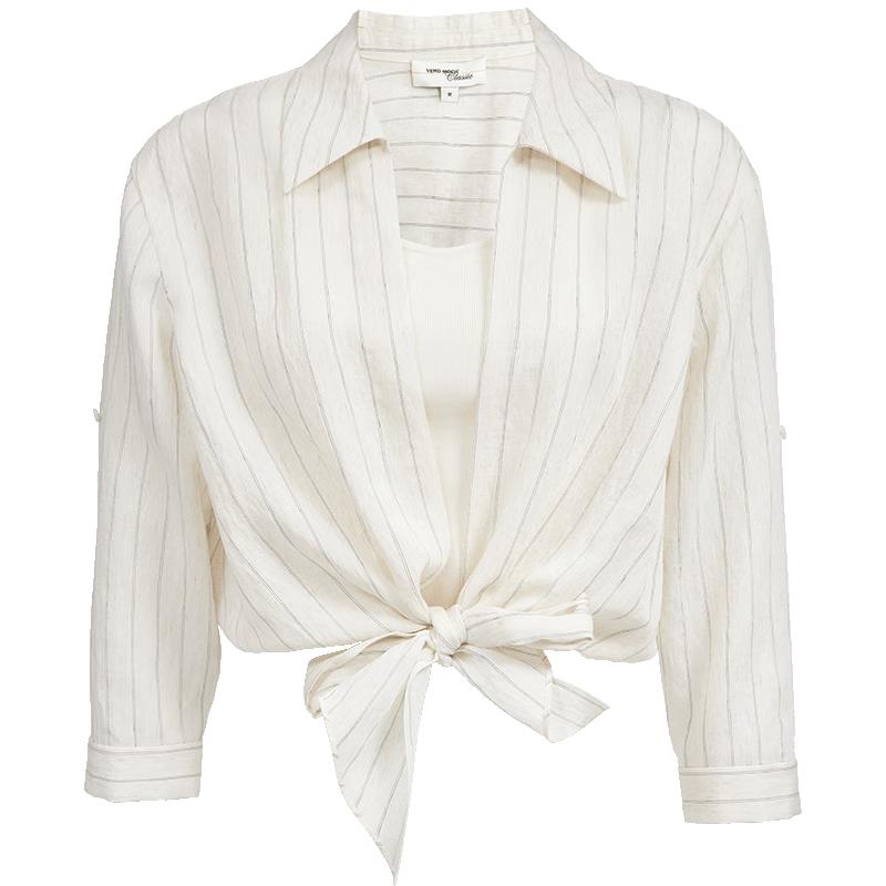 VEROMODA 2025 Summer Faux Two-Piece Lace Blouse XS