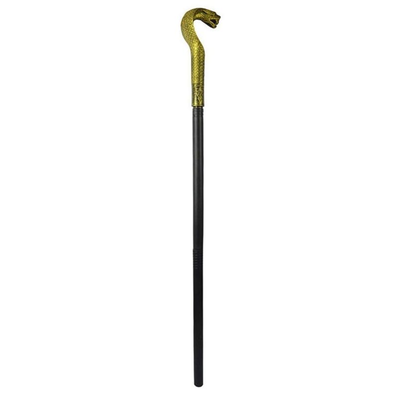 King Cobras Pimp Cane Egyptian Style Staff Scepter for Emperors Halloween Cosplay Costume Accessory Props King Scepter