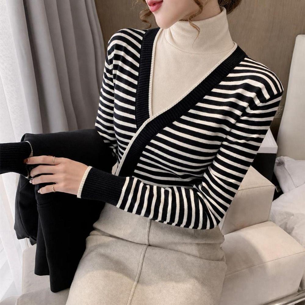High Elastic Fake Collar Warmer Detachable Detachable Turtleneck Elastic Neck Cover For Women Men