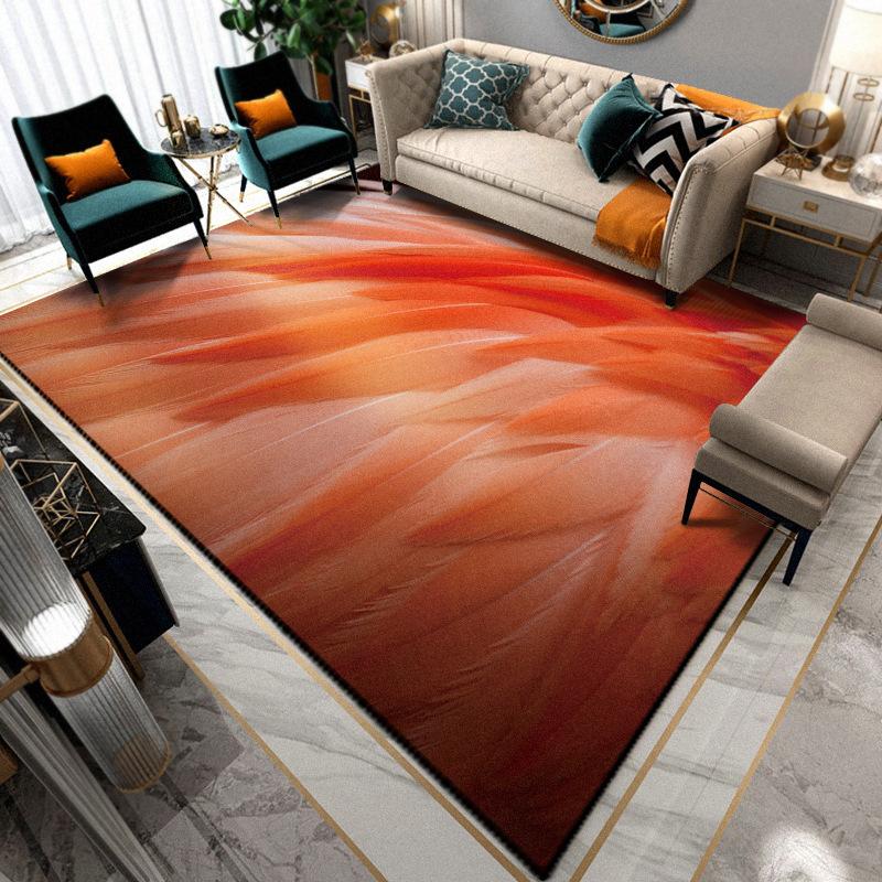 

Ковры из павлиньих перьев для гостиной, 3D-печатные ковры для спальни, мягкий нескользящий современный ковер 40*60cm