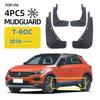 Mudguards Fender For VW Volkswagen TROC T-ROC 2018-2024 Front Rear Wheels Mudflaps Splash Guard Mud Flap Car Accessories