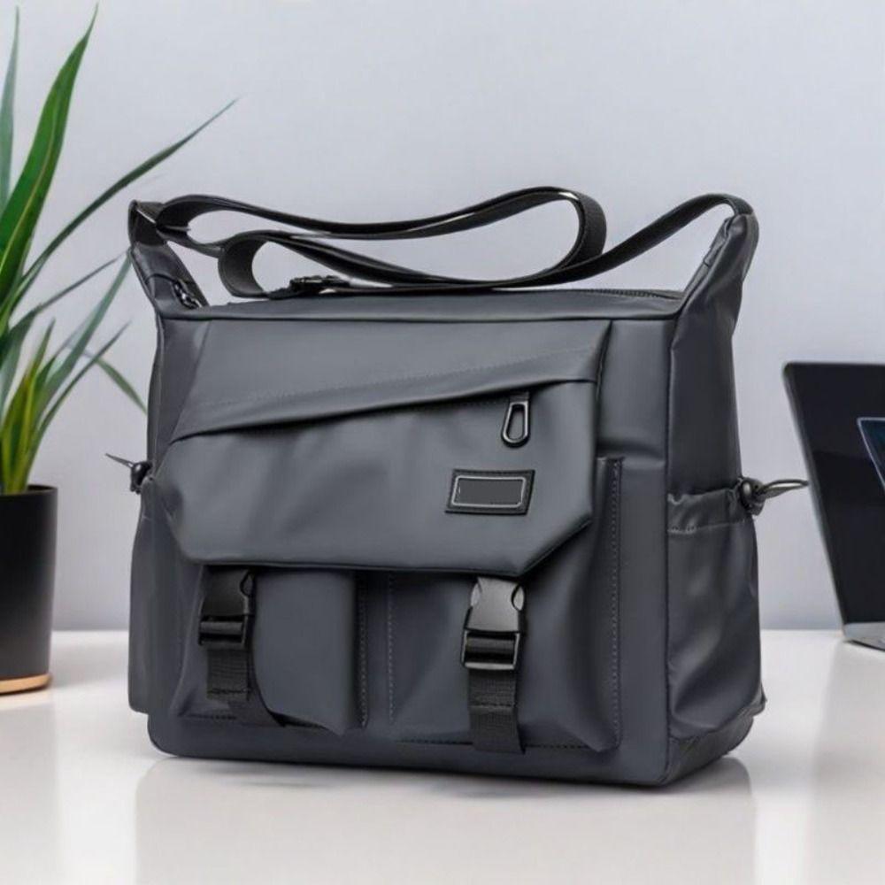 Japanese Style Nylon Postman Bag Square Casual Messenger Bag Single Shoulder Bag  Streetwear