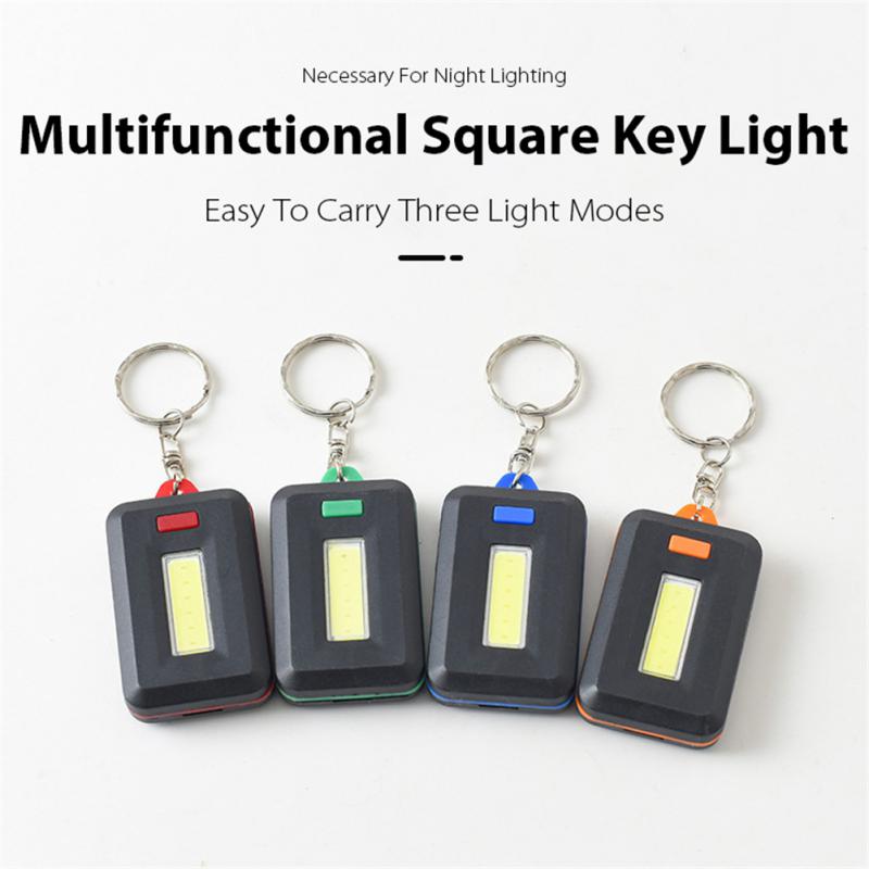 Key Chain Portable Led Keychain Camping Supplies Key Flashlight For Camping Hiking Fishing Mini Mini Lamp Outdoor Tools