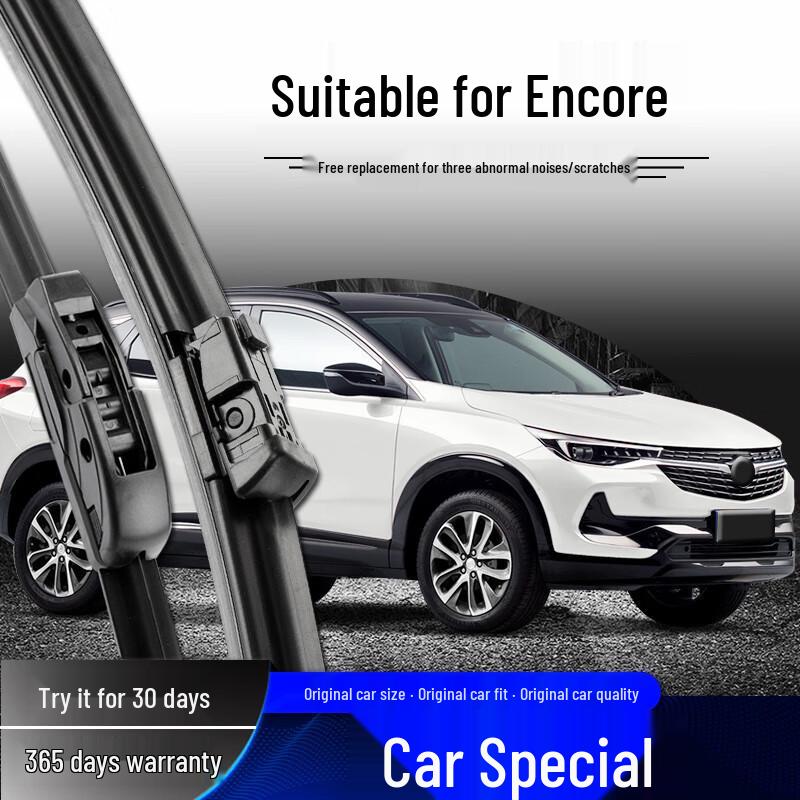Buick Encore Wiper Adapter for HD 16/23, 14  Frameless Rear Wiper, 15 Encore GX Rubber Strip Encore GX - Rear Wiper
