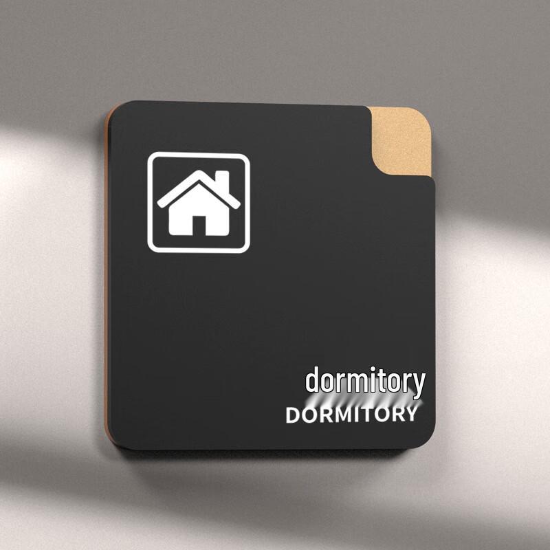 Dormitory Surveillance & Close Door Reminder Signs (2-Pack)