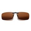 Photochromic Clip-Ons, Polarized UV400 TR90 Oval Frame, Lightweight Magnetic Sunglasses for Driving & Fishing