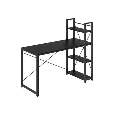 Computer Desk, Desk with Storage Shelves