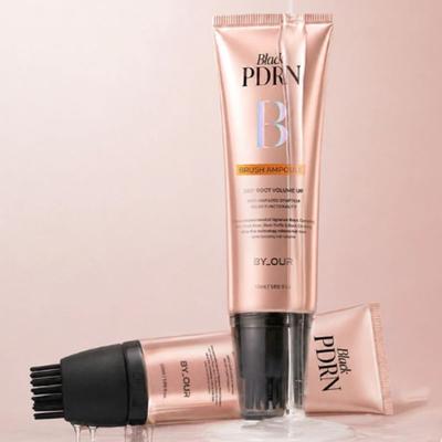 360° Volume Up Black PDRN Brush Ampoule 50ml – Targeted Scalp & Root Volumizing Hair Ampoule