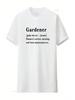 Pflanzenliebhaber T-Shirt Gärtnern Für Botaniker Vintage Gewaschen Stilvolles Mode Top Für Den Alltag Designer Kleidung