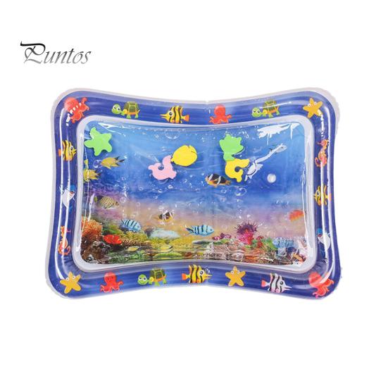 Water Sensor Playmat Thickened Cooling Water Pad Interactive Water Sensory Mat Multi-Functional Children's Play Mat for Cats Kids