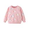 26-Year Unicorn Print Autumn Sweatshirt for Kids - Cute, Sweet Round Neck Style
