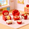 Miniature Dollhouse Furniture Accessories Mini Resin Fruit Theme Sofa Bed Table Bookshelf Statue for Fairy Garden Micro Landscape Home Decor