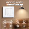 BSEED Wifi Light Switches Smart Dimmable Switches Tuya Smart Life App Control Plus EU Sockets USB Type-c Without Wifi White