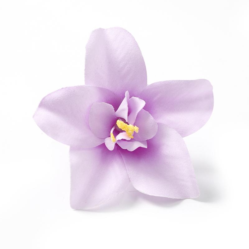5/10/20Pcs 8cm Artificial Flowers Head Silk Orchid Flowers for DIY Wedding Party Craft Home Decoration Wreath Accessories