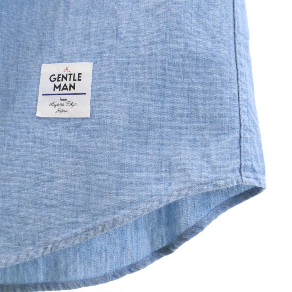 Mr.GENTLEMAN made in Japan Check pattern switching Short sleeve shirt M Men's Used