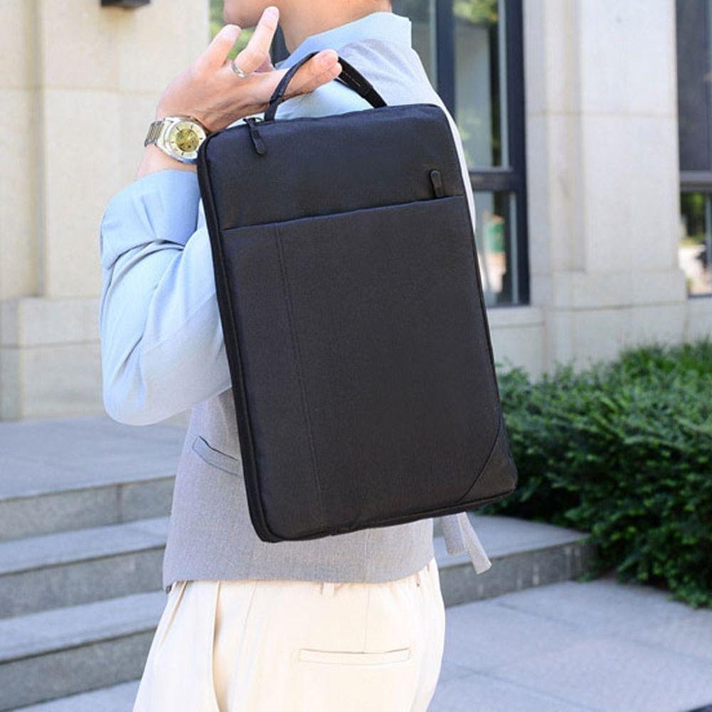 Oxford Cloth Laptop Sleeve Bag Wear-resistant Laptop Briefcase Durable Tablet Sleeve Bag  for Home