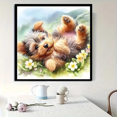 Full Diamond 5D Color Art Animal Diamond Painting Kit Suitable for Living Room Bedroom Entrance Wall Decoration