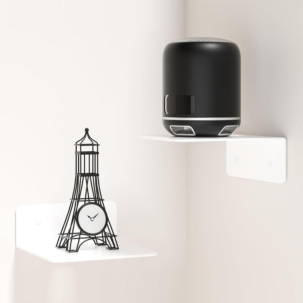 Camera Shelf Wall Mount 2 Pieces Small Security Camera Stand Home Organization For Nursery Bedroom Kitchen Living Room Phone