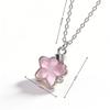 Trendy Sweetheart Enamel Flower Necklace: Chic and Cool Design for Women