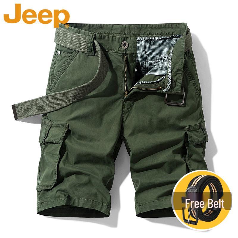 JEEP Men s American Style Cargo Beach Shorts 29 хаки