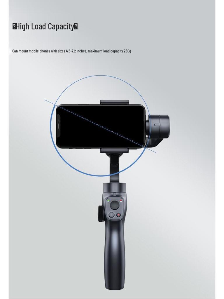 Capture2s Three-Axis Handheld Gimbal Stabilizer with Face Tracking for Douyin Live