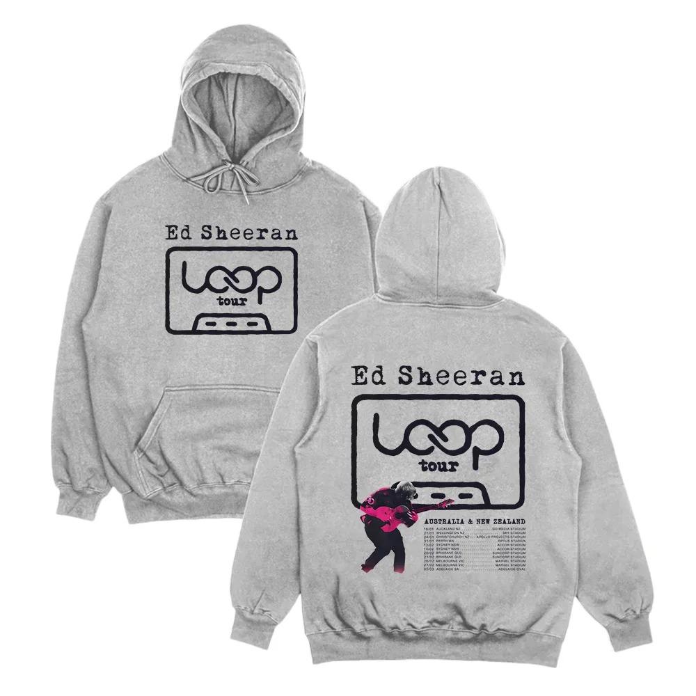 Ed Sheeran LOOP Tour Hoodies Hip Hop Graphic Clothing Streetwear NEW Fashion Unisex Women Men Pullovers High Street Sweatshirts
