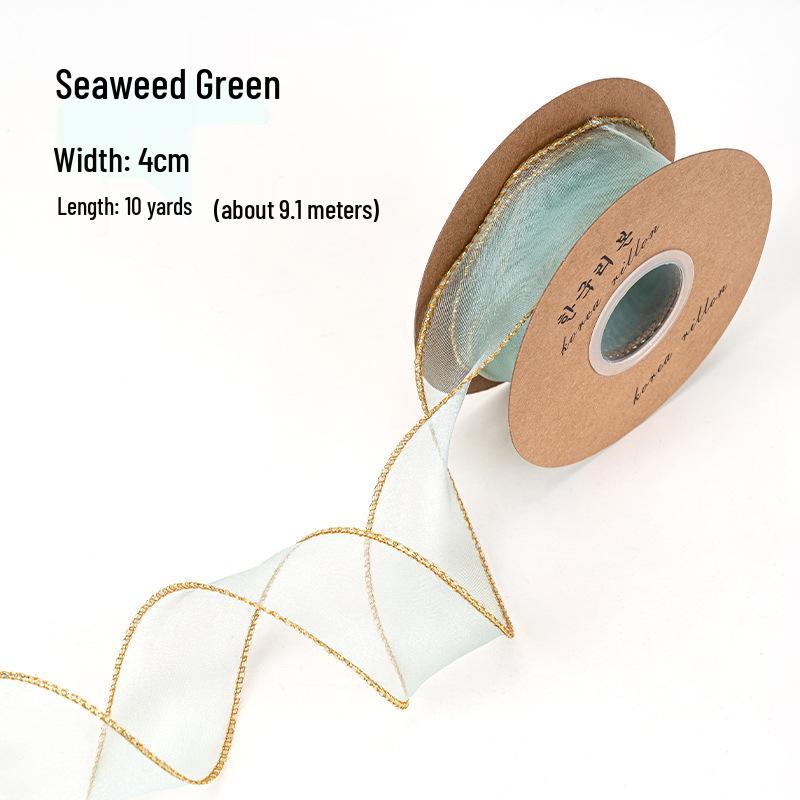 Elegant Fishtail Silk Ribbon for Cake and Bouquet Decoration