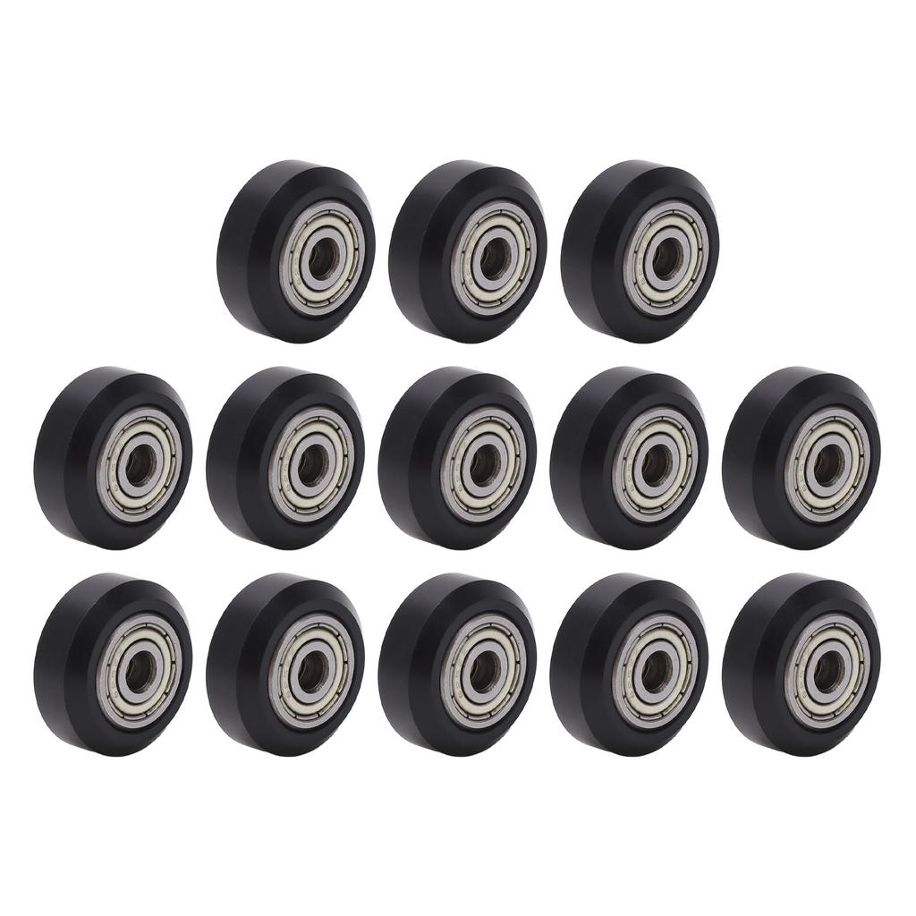 13Pcs 3D Printer Wheel Carbon Steel Bearing POM Pulley Accessory for CNC Machine